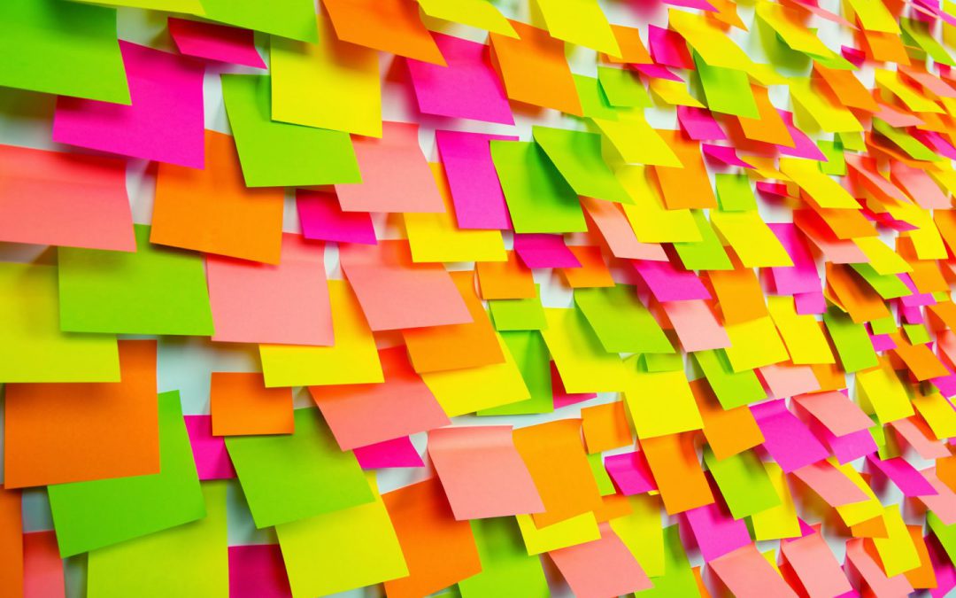 The benefits of post-it art