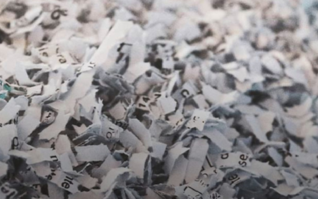 What is the security level of a shredder?